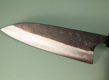 Shu Matsubara Shirogami Kurouchi Wa-Gyuto 180mm Walnuss