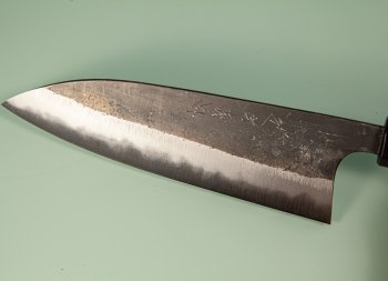 Shu Matsubara Shirogami Kurouchi Wa-Gyuto 180mm Walnuss