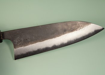 Shu Matsubara Shirogami Kurouchi Wa-Gyuto 180mm Walnuss