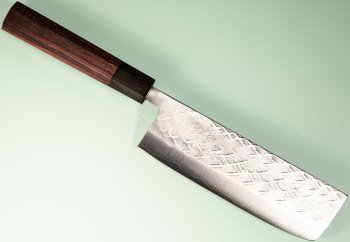 Tadafusa S-42 Wa-Nakiri 165mm Hammered SLD Rosenholz/B�ffelhorn