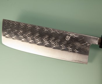 Tadafusa S-42 Wa-Nakiri 165mm Hammered SLD Rosenholz/B�ffelhorn