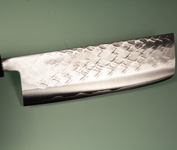 Tadafusa S-42 Wa-Nakiri 165mm Hammered SLD Rosenholz/B�ffelhorn
