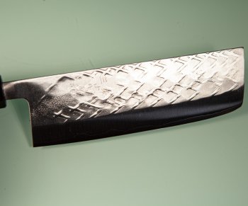 Tadafusa S-42 Wa-Nakiri 165mm Hammered SLD Rosenholz/B�ffelhorn