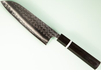Yoshimi Kato SG2 Minamo Wa-Santoku 170mm Ebony/white