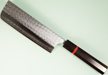 Yoshimi Kato SG2 Minamo Wa-Nakiri 160mm Ebony/red