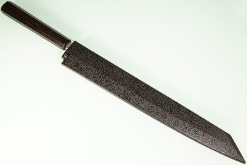 Aoki Seiryu Damascus Kengata Yanagiba 300mm mit Scheide