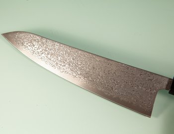 Hatsukokoro Hikari SLD Damascus Kurozome Wa-Gyuto 215mm Wenge