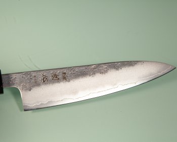 Hatsukokoro Ginrei Silver 3 Nashiji Wa-Petty 130mm Teak