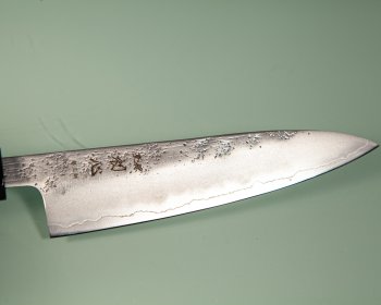 Hatsukokoro Ginrei Silver 3 Nashiji Wa-Petty 130mm Teak
