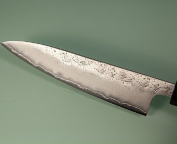 Hatsukokoro Ginrei Silver 3 Nashiji Wa-Petty 130mm Teak