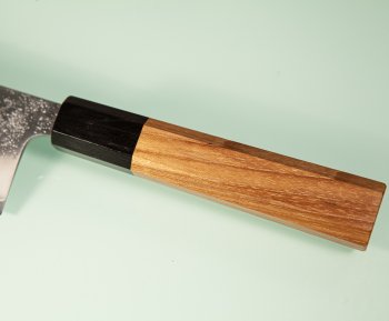 Hatsukokoro Ginrei Silver 3 Nashiji Wa-Nakiri 160mm Teak