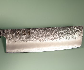 Hatsukokoro Ginrei Silver 3 Nashiji Wa-Nakiri 160mm Teak