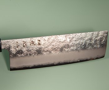 Hatsukokoro Ginrei Silver 3 Nashiji Wa-Nakiri 160mm Teak