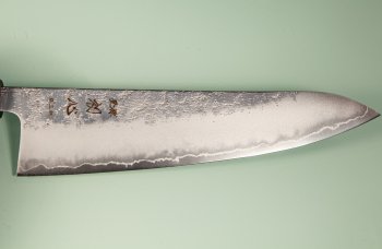 Hatsukokoro Ginrei Silver 3 Nashiji Wa-Gyuto 210mm Teak