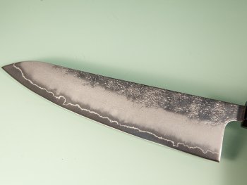 Hatsukokoro Ginrei Silver 3 Nashiji Wa-Gyuto 210mm Teak