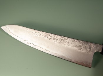 Hatsukokoro Ginrei Silver 3 Nashiji Wa-Gyuto 210mm Teak