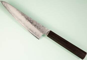 Hatsukokoro Ginrei Silver 3 Nashiji Ko-Wa-Santoku 150mm Ebony