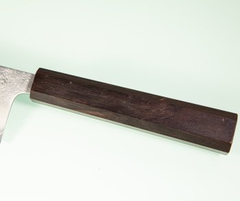Hatsukokoro Ginrei Silver 3 Nashiji Wa-Gyuto 210mm Ebony