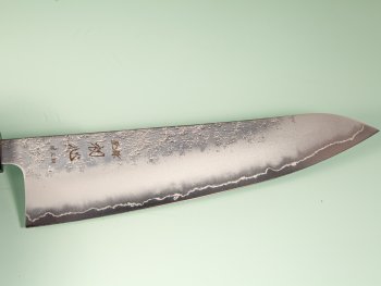Hatsukokoro Ginrei Silver 3 Nashiji Wa-Gyuto 210mm Ebony