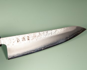 Hatsukokoro Ginrei Silver 3 Nashiji Wa-Gyuto 210mm Ebony