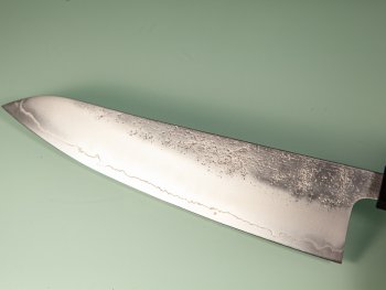 Hatsukokoro Ginrei Silver 3 Nashiji Wa-Gyuto 210mm Ebony