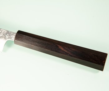 Hatsukokoro Ginrei Silver 3 Nashiji Wa-Petty 130mm Ebony