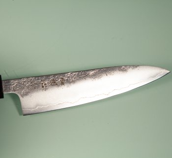 Hatsukokoro Ginrei Silver 3 Nashiji Wa-Petty 130mm Ebony