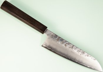 Hatsukokoro Ginrei Silver 3 Nashiji Wa-Santoku 170mm Ebony