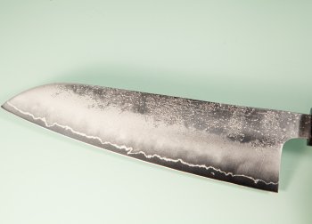 Hatsukokoro Ginrei Silver 3 Nashiji Wa-Santoku 170mm Ebony