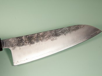 Hatsukokoro Ginrei Silver 3 Nashiji Wa-Santoku 170mm Ebony