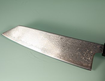 Hatsukokoro Hikari SLD Damascus Kurozome Wa-Bunka 175mm Teak