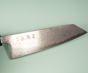 Hatsukokoro Hikari SLD Damascus Kurozome Wa-Bunka 175mm Wenge