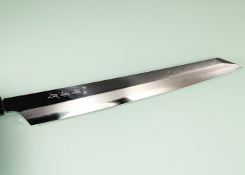Aoki Hien Mirror / Itsuo Doi Kengata Yanagiba Mirror 300mm mit Scheide