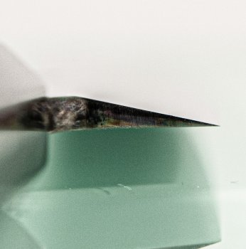 Aoki Hien Mirror / Itsuo Doi Kengata Yanagiba Mirror 300mm mit Scheide