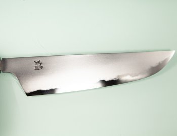 Aoki Homura Kogetsu / Itsuo Doi AO2 Wa-Gyuto 240mm mit Scheide