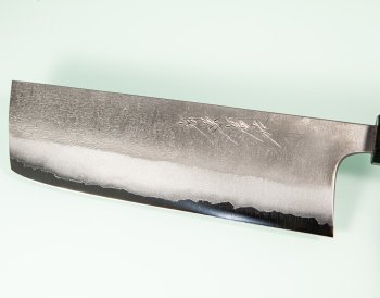 Shu Matsubara AO2 Nashiji Wa-Nakiri 165mm Walnuss