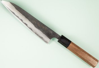 Shu Matsubara Shirogami Kurouchi Wa-Petty 160mm Walnuss