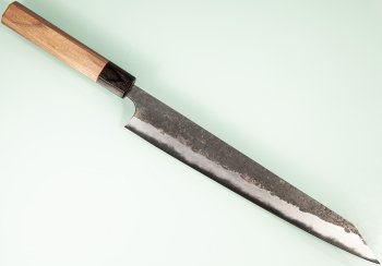 Shu Matsubara Shirogami Kurouchi Wa-Sujihiki 275mm Walnuss