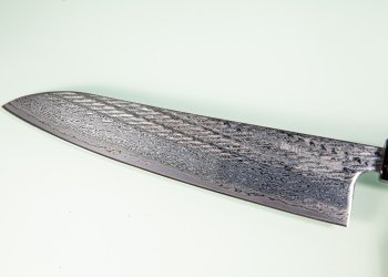 Tsunehisa G3 Nawame Damascus Wa-Gyuto 245mm Ebony/Buffalo