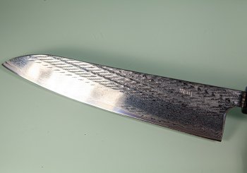 Tsunehisa G3 Nawame Damascus Wa-Gyuto 245mm Ebony/Buffalo
