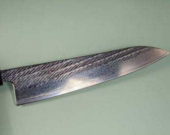 Tsunehisa G3 Nawame Damascus Wa-Gyuto 245mm Ebony/Buffalo