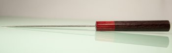 Tsunehisa Geppaku polished G3 Tsuchime Damascus Wa-Petty 140mm