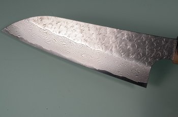 Nigara SG STRIX Tsuchime Damascus Wa-Santoku 150mm Rosenholz/B�ffelhorn