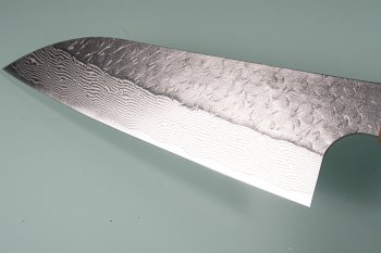 Nigara SG STRIX Tsuchime Damascus Wa-Santoku 150mm Rosenholz/B�ffelhorn