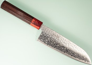 Tsunehisa G3 Tsuchime Damascus Wa-Santoku 170mm RRO