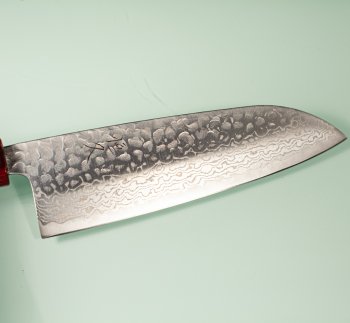 Tsunehisa G3 Tsuchime Damascus Wa-Santoku 170mm RRO