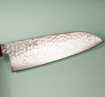 Tsunehisa G3 Tsuchime Damascus Wa-Santoku 170mm RRO