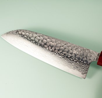 Tsunehisa G3 Tsuchime Damascus Wa-Santoku 170mm RRO
