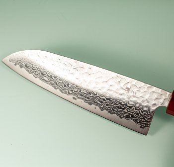 Tsunehisa G3 Tsuchime Damascus Wa-Santoku 170mm RRO