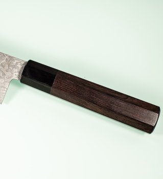 Toshitaka SG2 Damascus Wa-Santoku 180mm Ebony/Buffalo